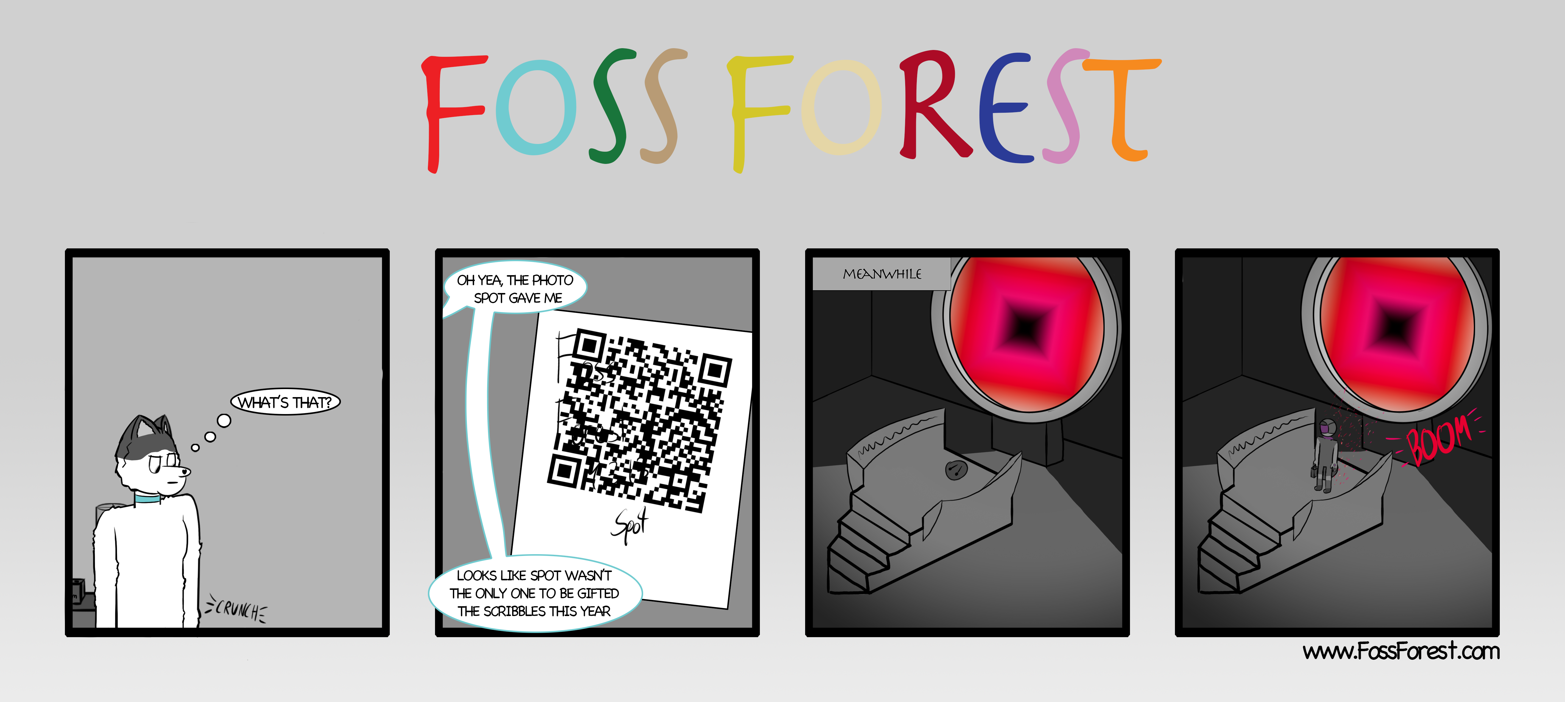 I wonder if this QR code has any use or association to anything else. Probably nothing. Its just a black screen. Just don't bother with it. Ok?